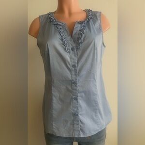 Alfani Light Blue Sleeveless Blouse